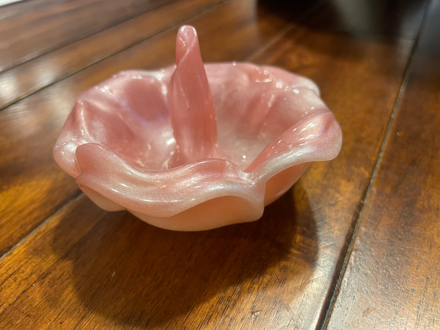 Pink Flower Jewelry Holder