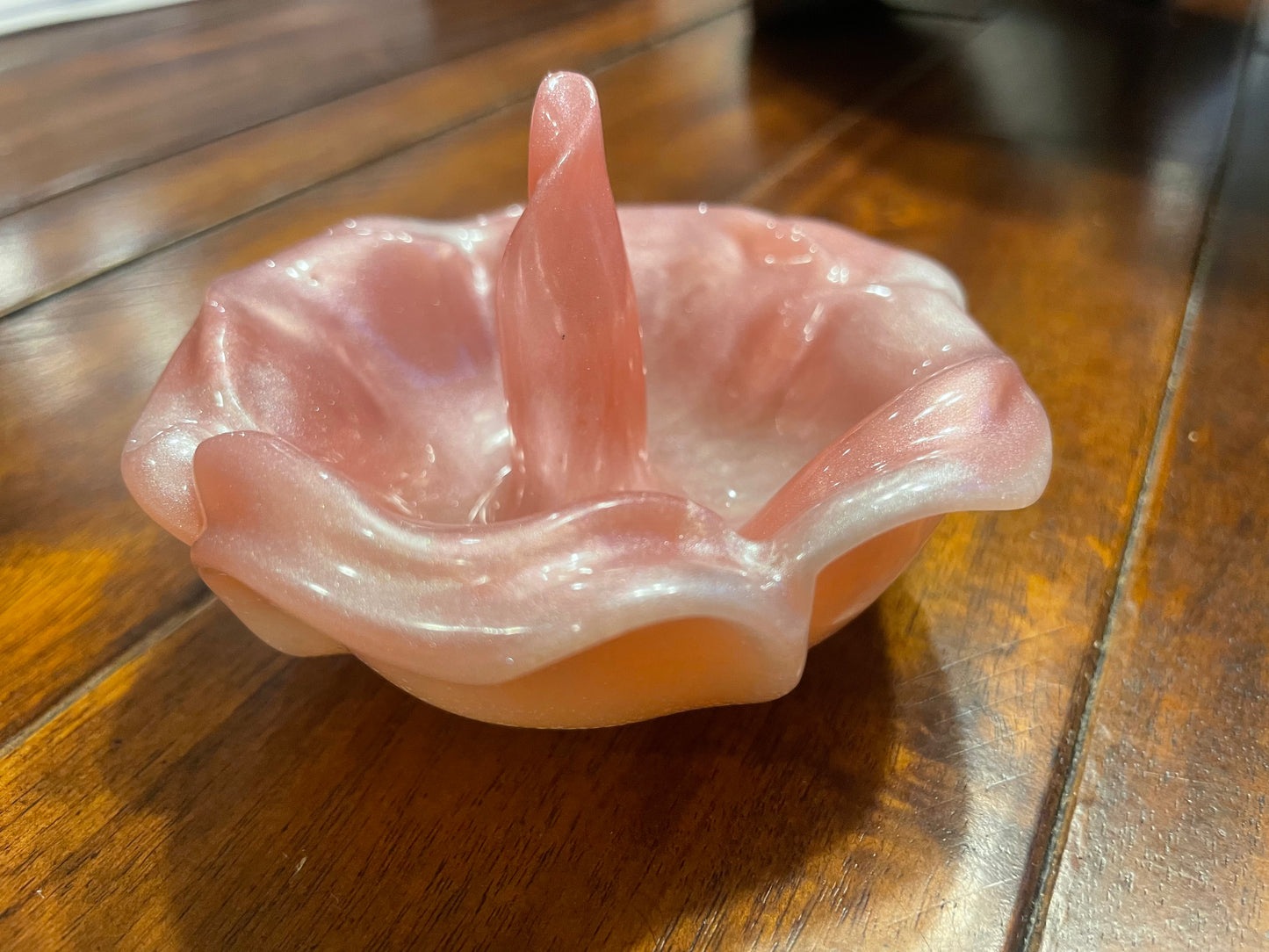 Pink Flower Jewelry Holder