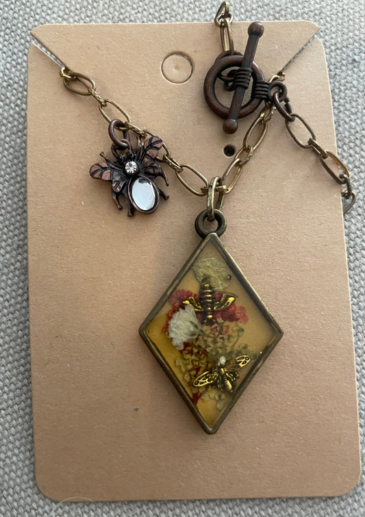 Resin Pendent Necklace