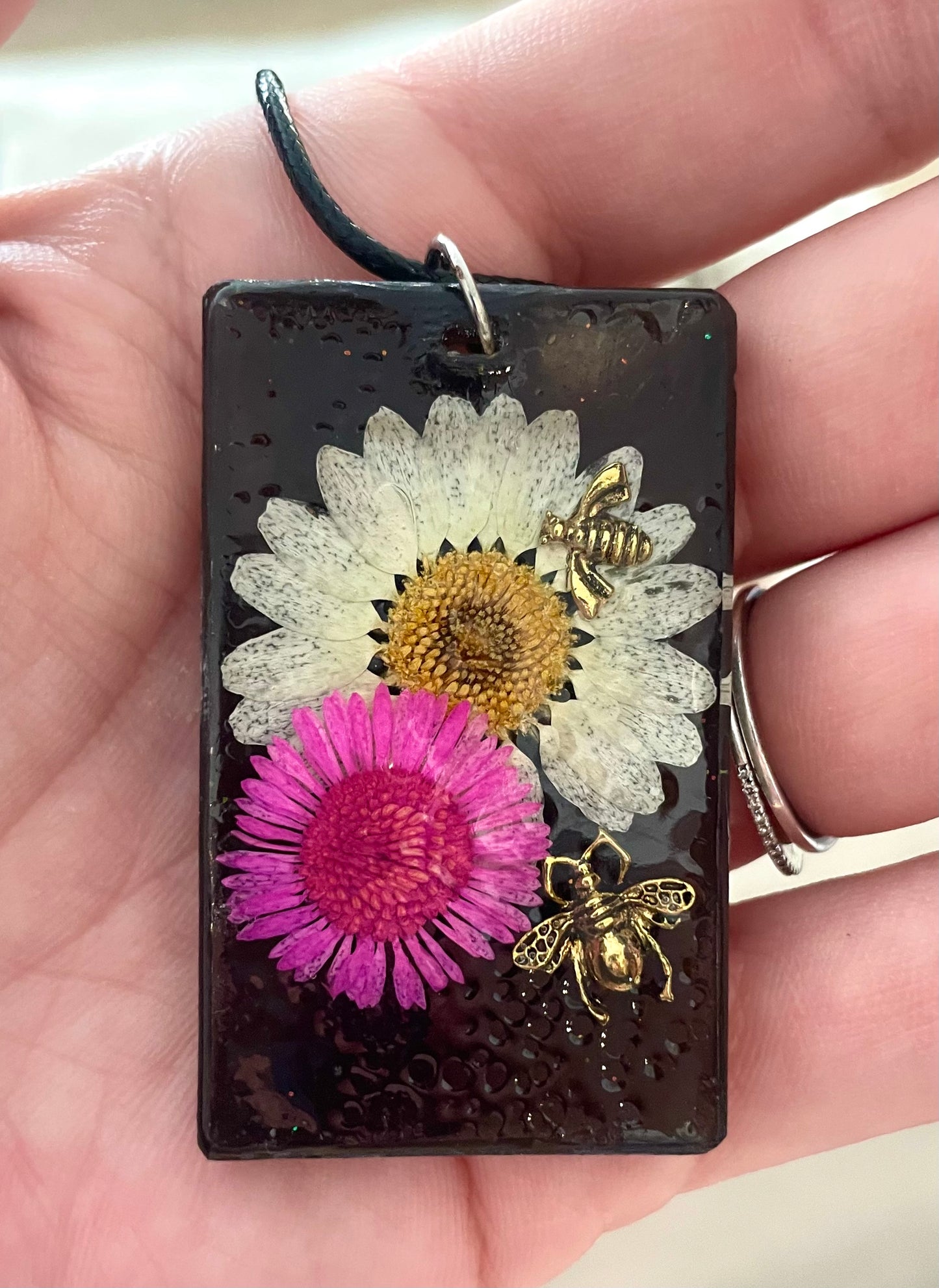 Black Resin Necklace