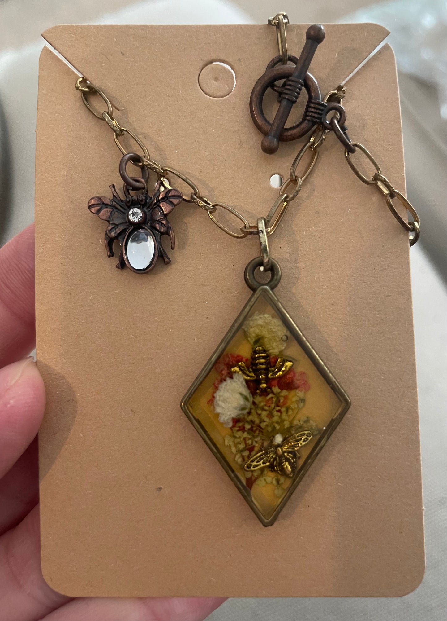 Resin Pendent Necklace