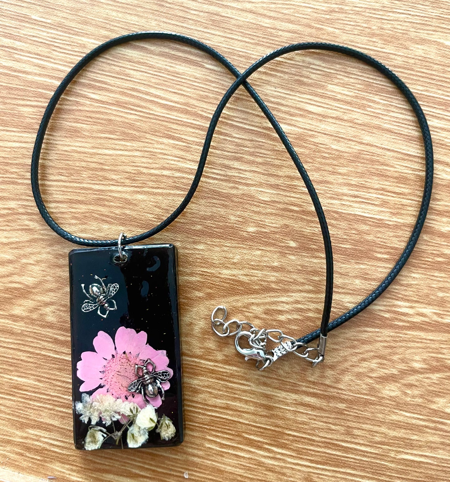 Black Resin Necklace