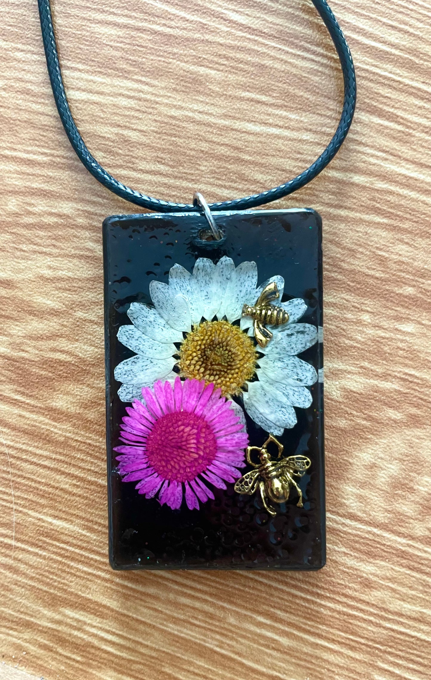 Black Resin Necklace