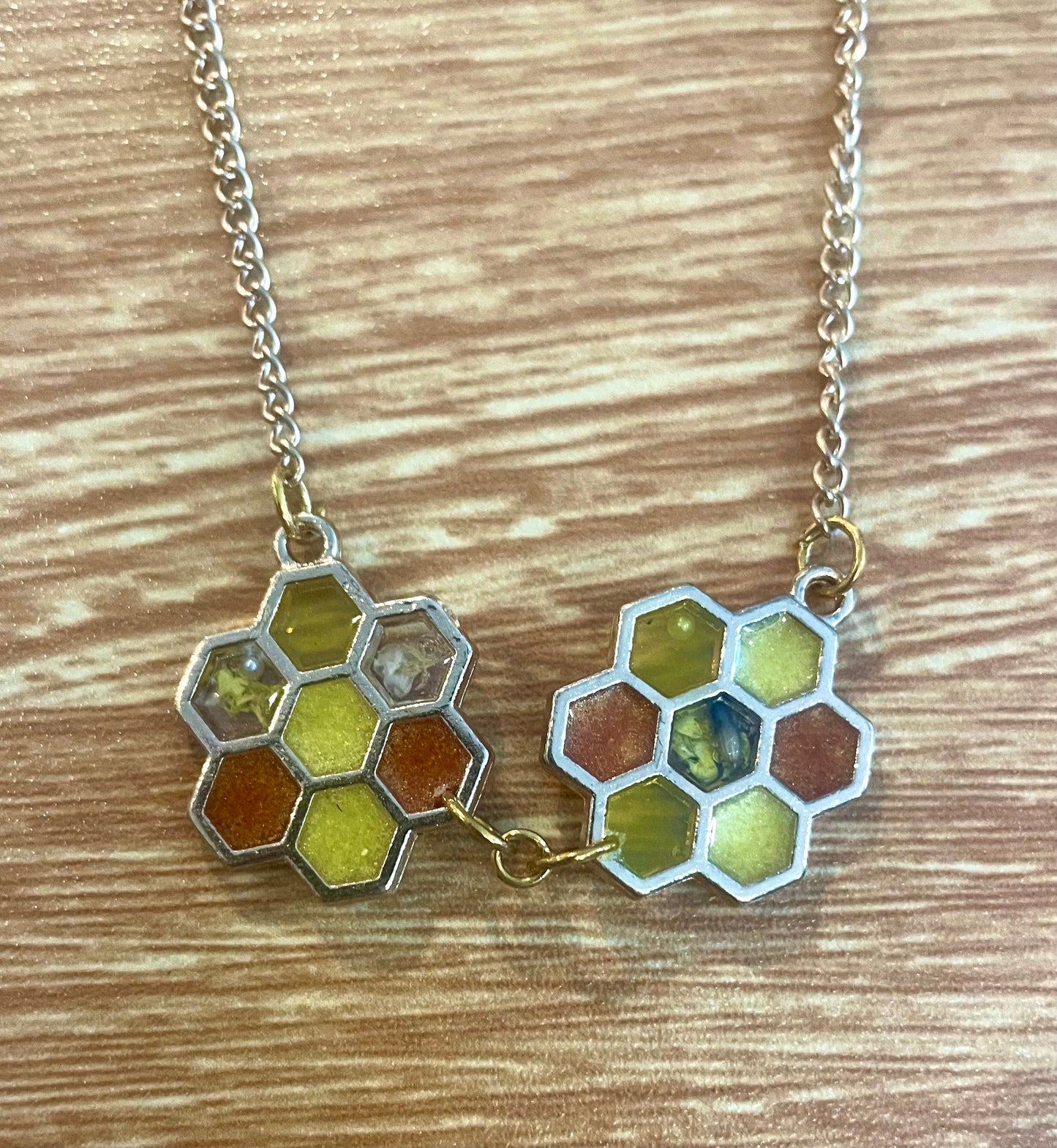 Double Honeycomb Necklace