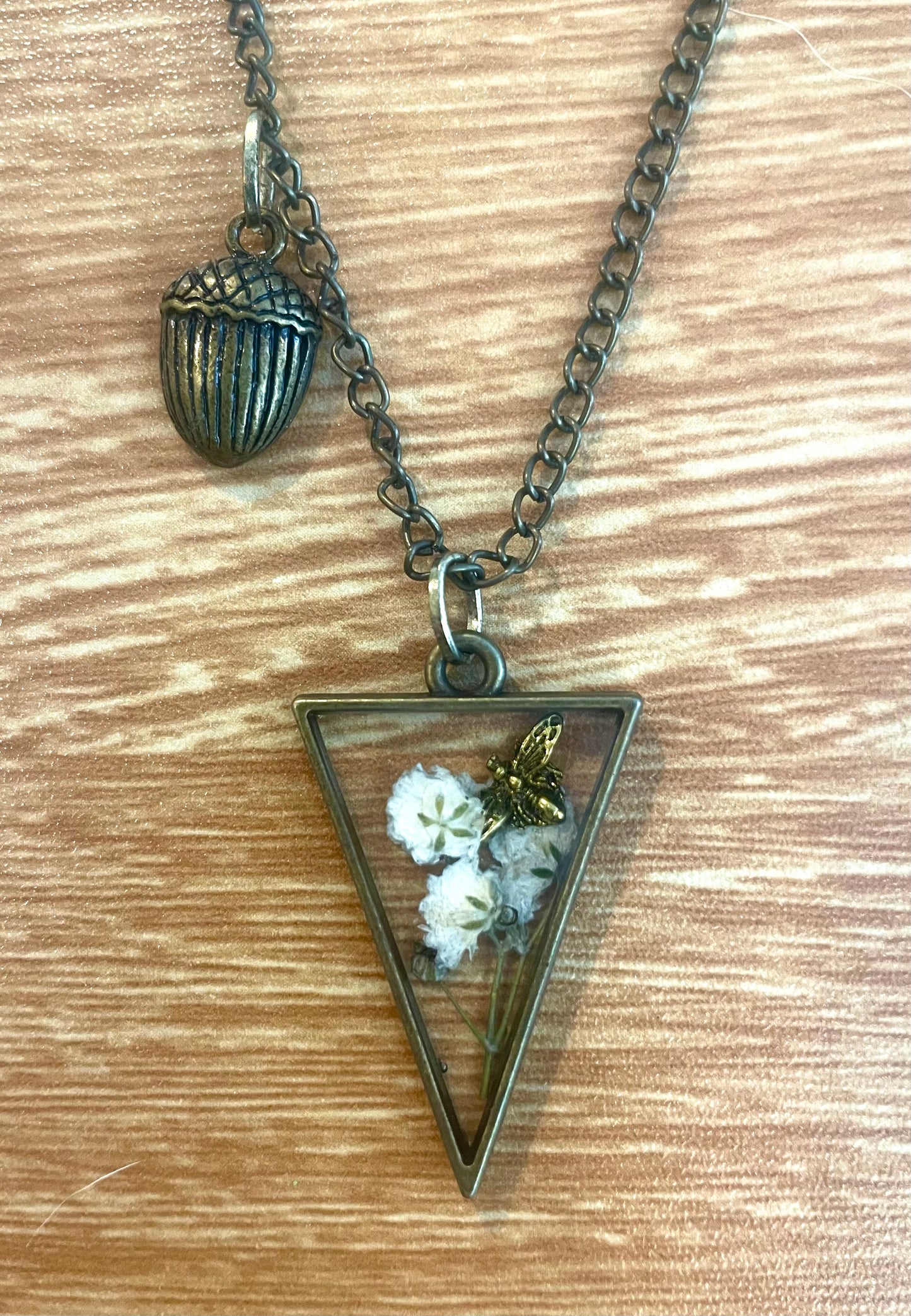 Triangle Shaped Pendent Necklace